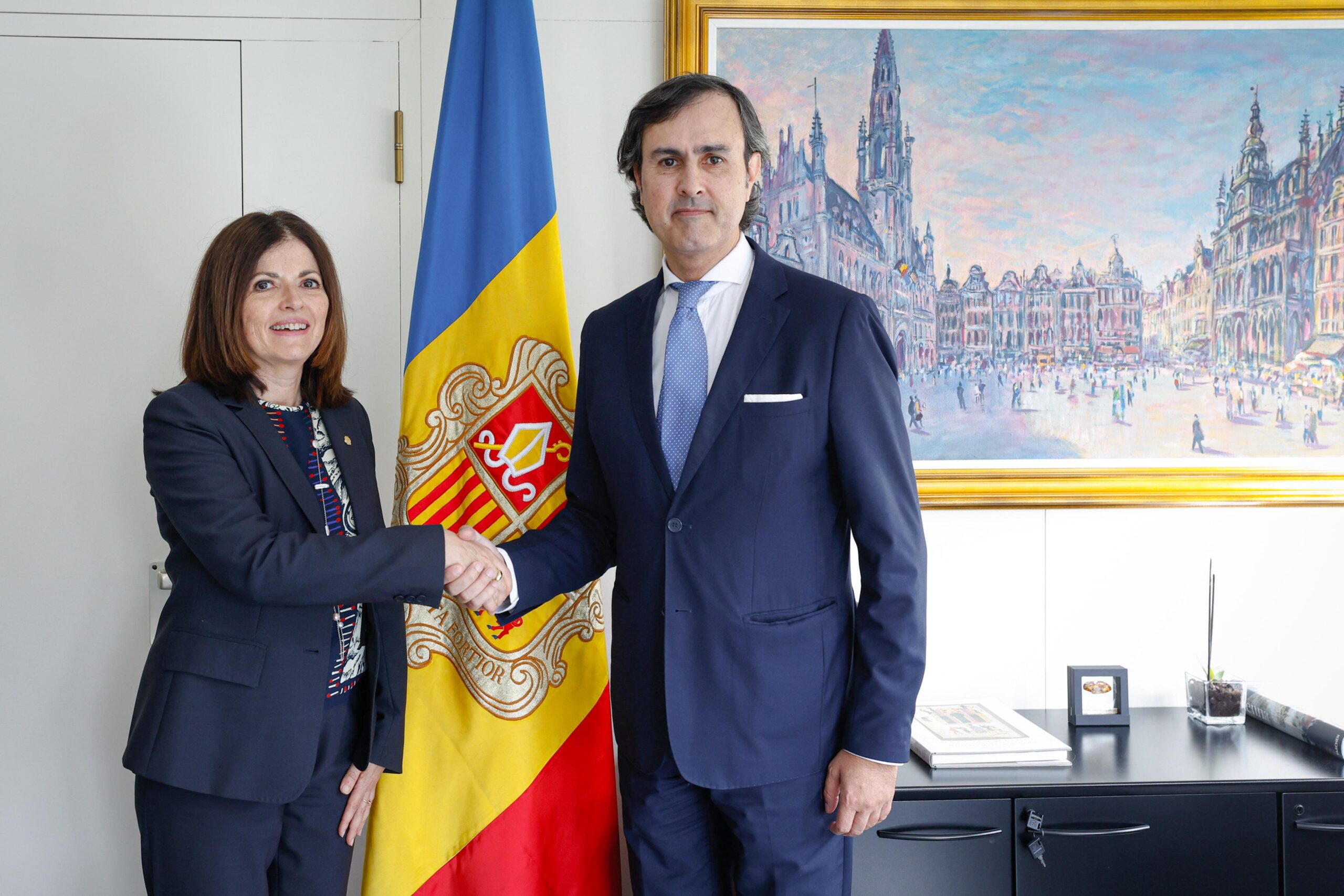 Presentation of Style Copies to the Minister of Foreign Affairs of Andorra