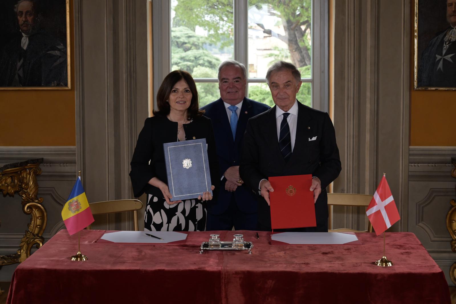 Opening of diplomatic relations between Order of Malta and Andorra