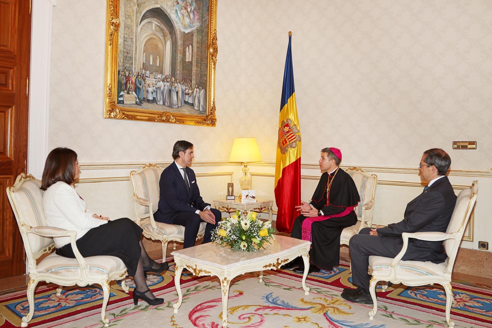 Presentation of the Letter of Credence to the Episcopal Co-Prince of Andorra